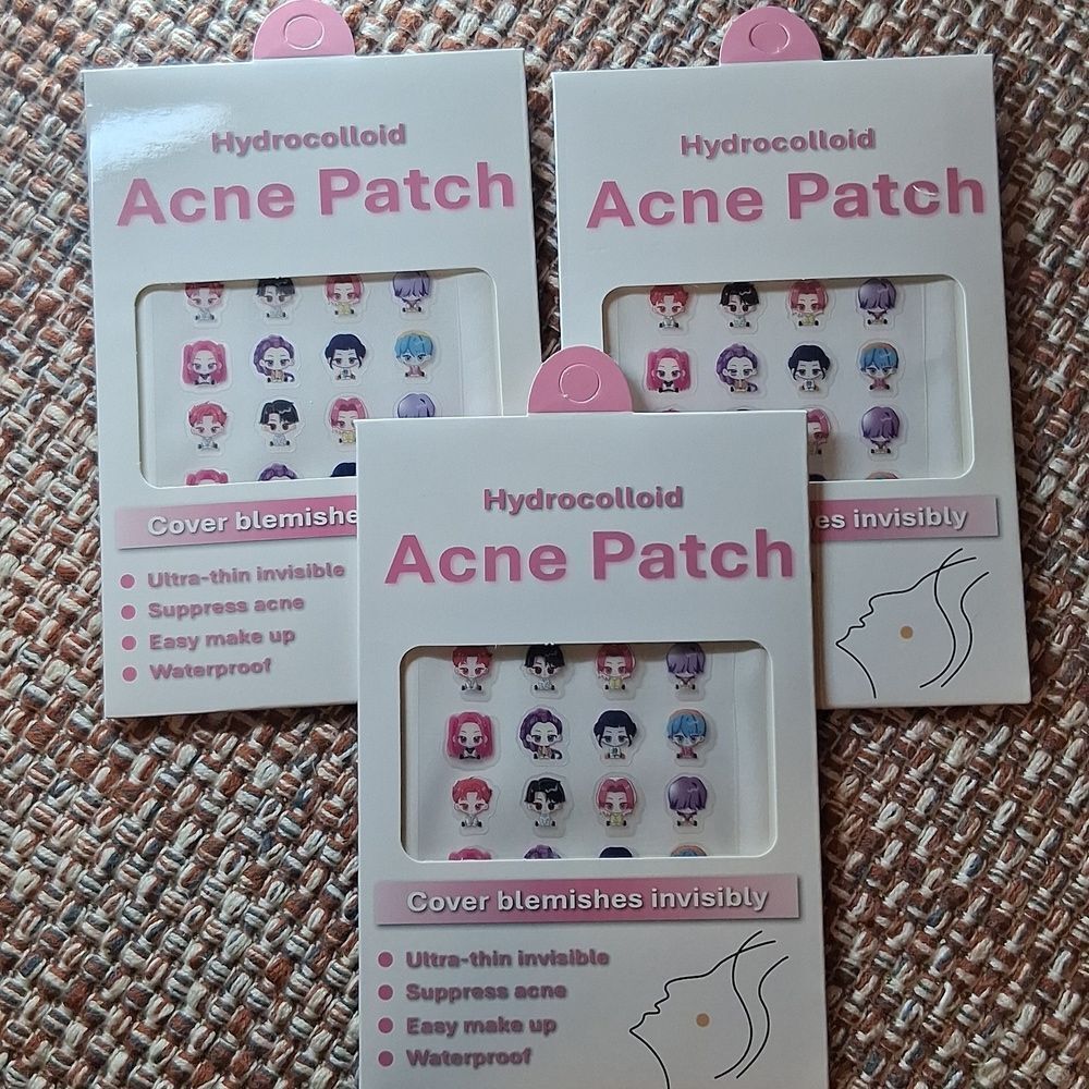 KPOP DEMON HUNTERS PRINT 3 PACKS HYDROCOLLOID ACNE PATCHES
